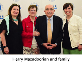 Harry Mazadoorian and Family
